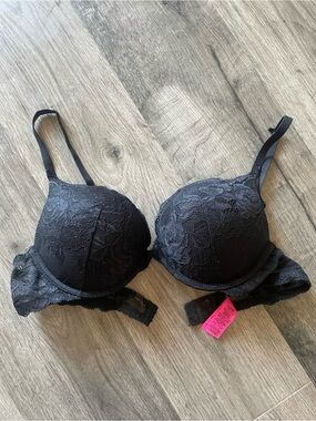 La SENZA Black Lace Push-Up Bra